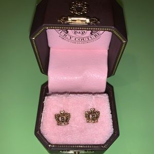 Juicy Couture Crown Earrings